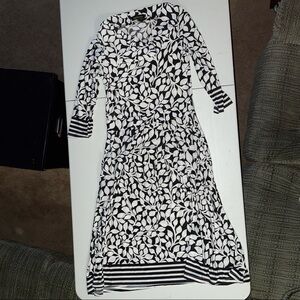 Fit and Flare B&W Reborn Dress